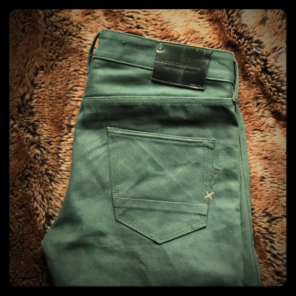 Scotch & Soda Hunter Green Jeans